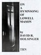 On a Hymnsong of Lowell Mason Concert Band sheet music cover